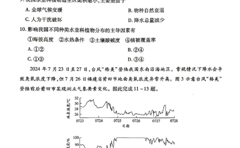 地理试卷-湖南省、广西壮族自治区天一大联考2026年高三年级4月联考（含答案）_2024-2026高三（6-6月题库）_2026年04月高三试卷