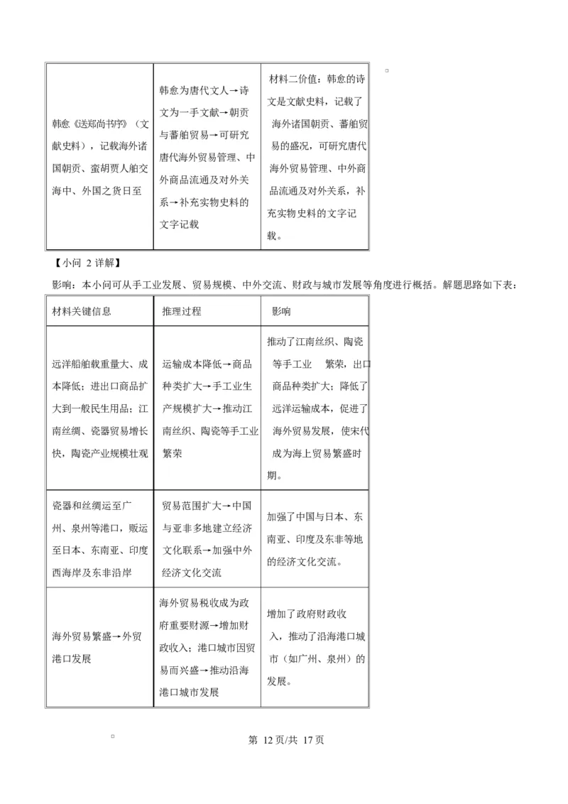 江西省赣州市多校2025-2026学年高三下学期3月联考历史试题（解析版）_2024-2026高三（6-6月题库）_2026年03月高三试卷_260315江西省赣州市2026年高三年级下学期摸底考试（全科）