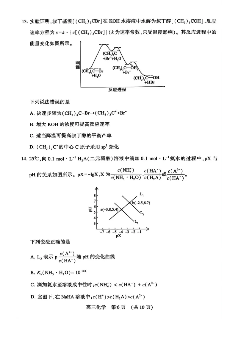 河南省洛阳市2025-2026学年下学期3月高三第三次质量检测化学试卷_2024-2026高三（6-6月题库）_2026年03月高三试卷_260313河南许平洛济2025-2026学年高三第三次质量检测（许平洛济三模）_化学