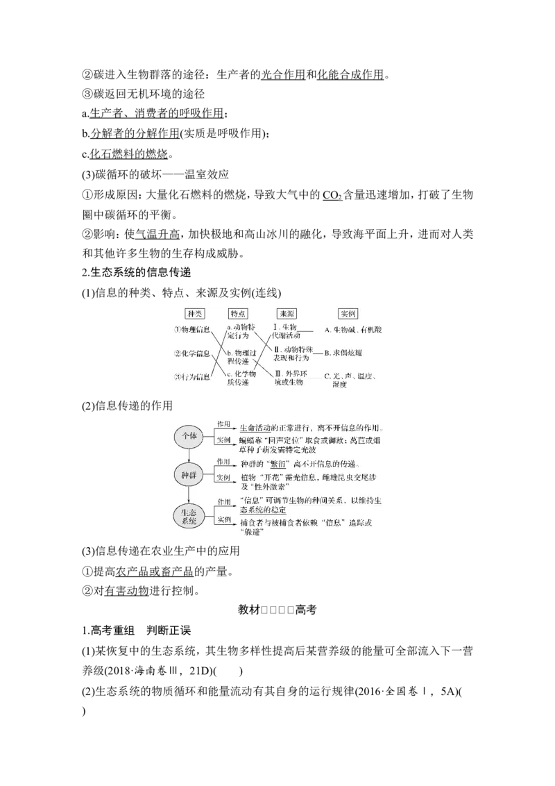 必修三第九单元第29讲_新高考复习资料_2022年新高考复习资料_2022年一轮复习最新版_1.2022年高考生物一轮复习全国通用版_2022年新高考生物一轮复习讲义（最新版）_赠送word习题库