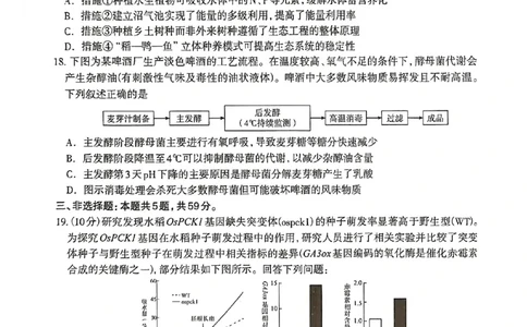 生物试卷_2024-2026高三（6-6月题库）_2026年03月高三试卷_260326河北石家庄2026届高三教学质量检测一（石家庄一模）（全科）_河北省石家庄市2026届高三一模考试生物试卷（含答案）