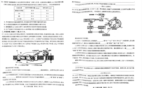 生物试题_2024-2026高三（6-6月题库）_2026年03月高三试卷_260321河南省2026年五市高三3月第一次质量检测（全科）_2026届河南高三五市一模质量监测生物