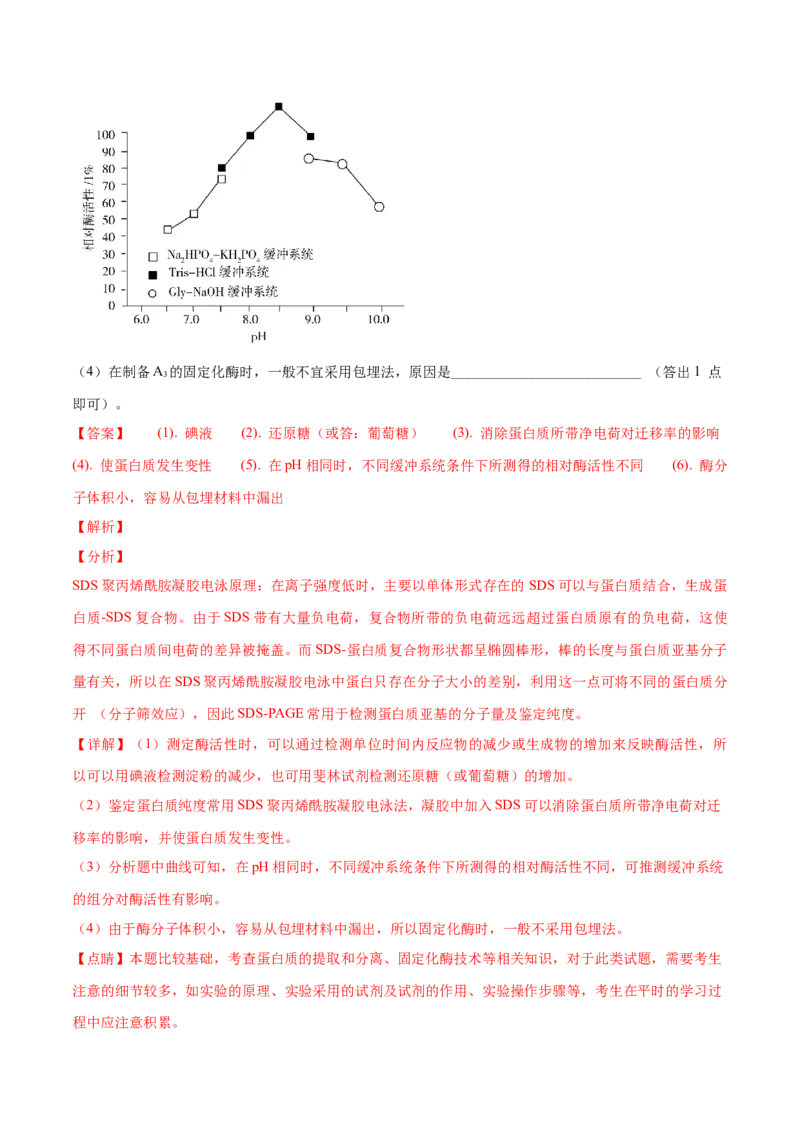 押新课标全国卷第37题-备战2021年高考生物临考题号押题（新课标卷）（原卷版）_新高考复习资料_2021年新高考资料_备战2021年高考生物临考题号押题（新课标卷）