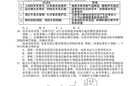 生物试卷_2024-2026高三（6-6月题库）_2026年04月高三试卷_260401湖南省常德市2026届高三年级3月模拟（全科）_湖南省常德市2026届高三年级3月模拟生物试卷