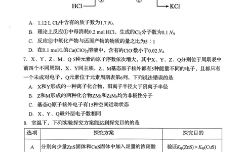 化学试题卷_2024-2026高三（6-6月题库）_2026年04月高三试卷_260422湖南省岳阳市2026届高三年级4月教学质量监测(二)（全科）