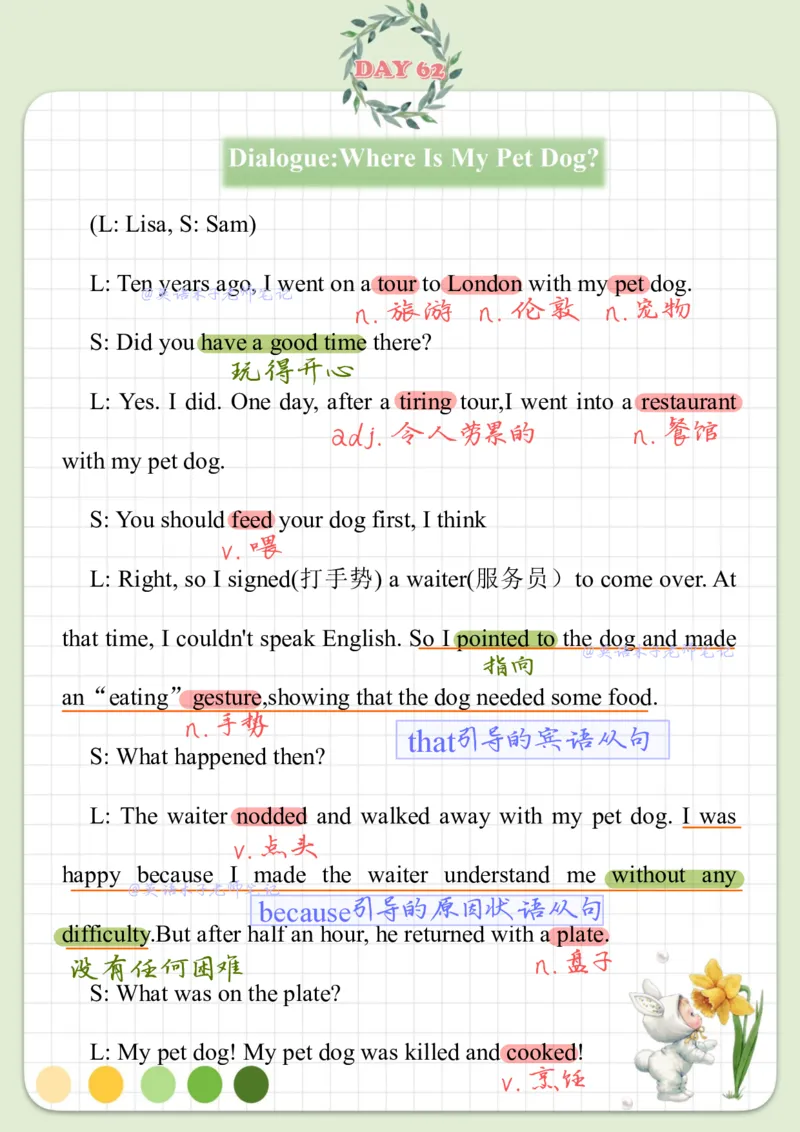 70篇短文英文版_中考词汇背诵资料_短文70篇