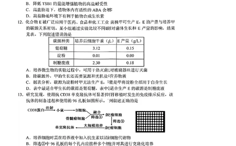生物_长春市2026届高三质量监测(二)_2024-2026高三（6-6月题库）_2026年04月高三试卷_260410吉林省长春市2026届高三质量监测（二）长春二模（全科）