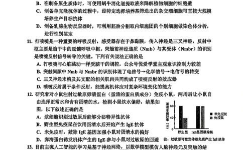 生物-2026届吉林地区2025-2026高三下第三次调研测试(吉林三调)_2024-2026高三（6-6月题库）_2026年04月高三试卷_2604032026届吉林地区2025-2026高三下第三次调研测试(吉林三调)（全科）