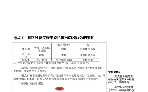 知识清单08+细胞的增殖（4大考点+5个易错点）-上好课2025年高考生物一轮复习知识清单_新高考复习资料_2025年新高考资料_2025年高考生物一轮复习知识清单