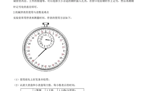 专题1.1长度和时间的测量（原卷版）_初物_人教版初中物理初二三同步讲义习题练习八九年级电子资料word素材_20250116_181533_最新人教版初中物理初二上册