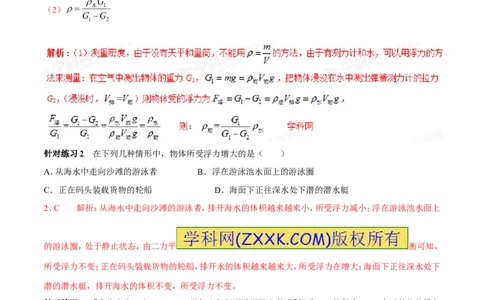 专题05浮力（第03期）-2016年中考物理考点总动员系列（解析版）_初物_1初中物理_物理：2016年中考物理考点总动员系列全套打包150份