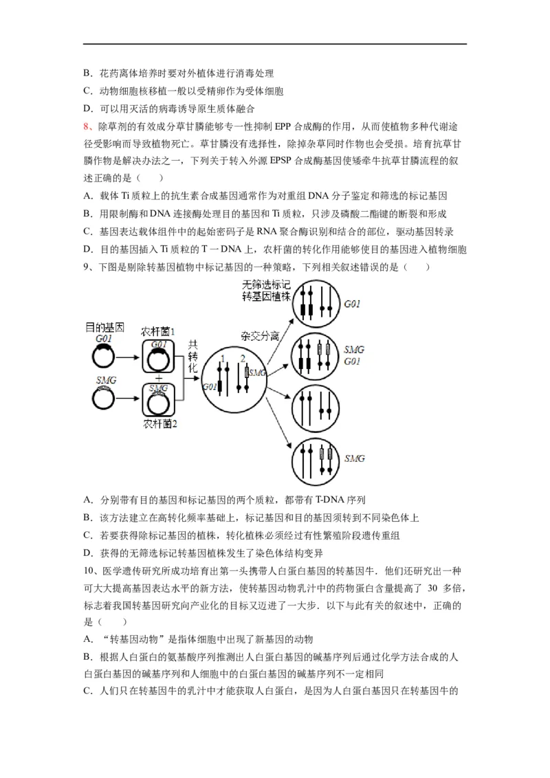 热点05基因工程的典型题分析（原卷版）_通用版（老高考）复习资料_2023年复习资料_专项复习_2023年高考生物热点&middot;重点&middot;难点专练（全国通用）