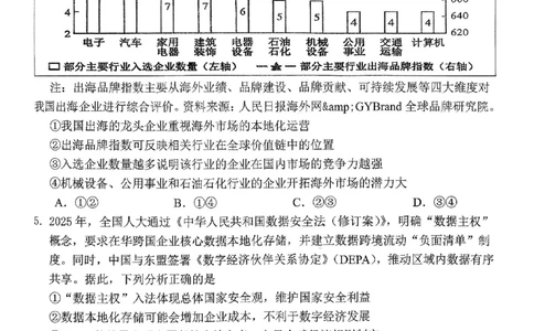 重庆名校联盟2026届高三下学期第一次联考政治_2024-2026高三（6-6月题库）_2026年03月高三试卷_260314重庆名校联盟2026届高三下学期第一次联考（全科）