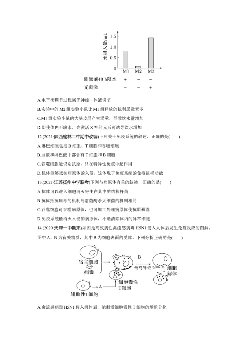 模块检测卷(三)_新高考复习资料_2023年新高考复习资料_一轮复习_2023年新高考大一轮复习讲义_2023年高考生物一轮复习讲义（新人教新高考）_赠补充习题_Word版题库第七~十单元