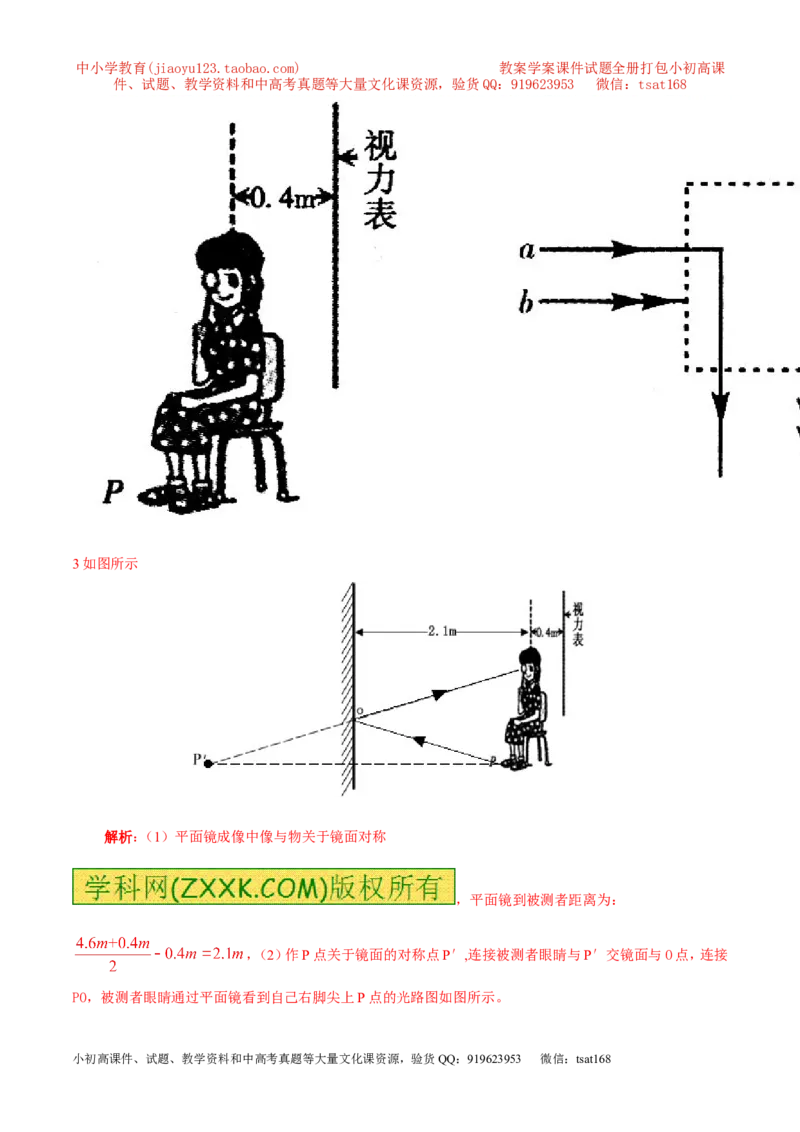 专题09平面镜成像（第01期）-2016年中考物理考点总动员系列（解析版）_初物_1初中物理_物理：2016年中考物理考点总动员系列全套打包150份