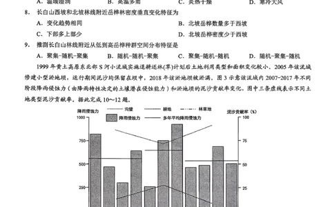 重庆市2026年普通高等学校招生全国统一考试康德调研（三）地理+答案_2024-2026高三（6-6月题库）_2026年03月高三试卷