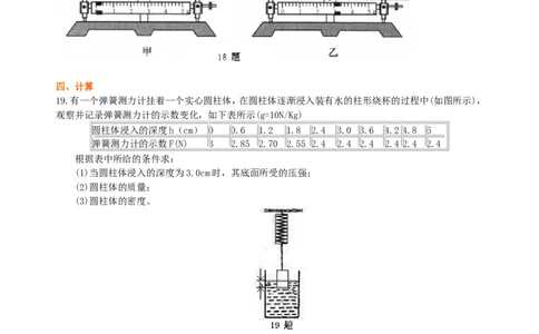 《浮力》全章复习与巩固（提高）巩固练习_初物_1初中物理_4初二物理人教版知识导学