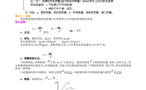 《质量与密度》全章复习与巩固（基础）知识讲解_初物_1初中物理_4初二物理人教版知识导学