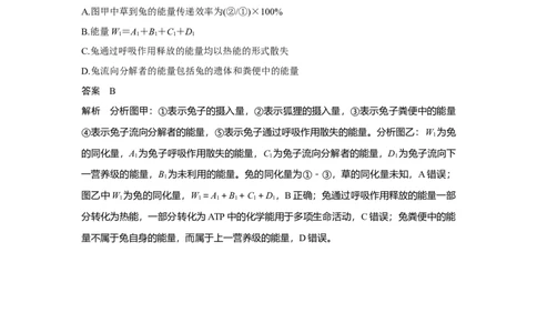 热点微练27　生态系统的功能_新高考复习资料_2023年新高考复习资料_一轮复习_2023年新高考大一轮复习讲义_2023年高考生物一轮复习讲义（新人教新高考）_赠补充习题