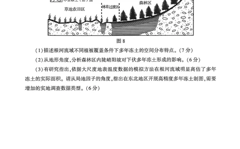 高三（4月）调研模拟考试地理_2024-2026高三（6-6月题库）_2026年04月高三试卷_2604302026届湖北省高三(4月)调研模拟考试（全科）_2026届湖北省高三(4月)调研模拟考试地理