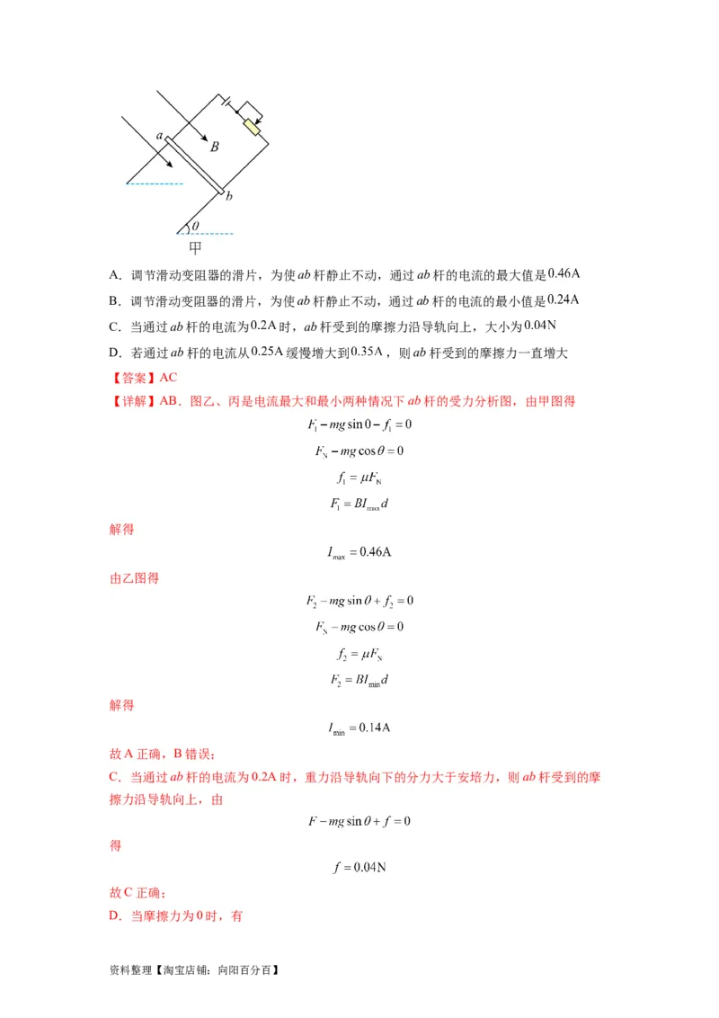 专题01力与物体的平衡（解析版）_04高考物理_新高考复习资料_2024新高考复习资料_二轮复习资料_2024年高考物理二轮热点题型归纳与变式演练（新高考通用）_答案解析版