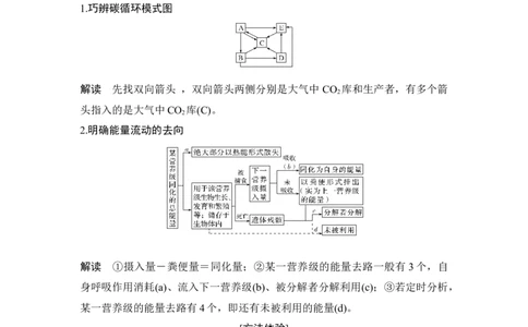 热点微练27生态系统的功能_通用版（老高考）复习资料_2023年复习资料_一轮复习_2023年高考生物一轮复习讲义+课件（全国版）_2023年高考生物一轮复习讲义（全国版）_赠补充习题