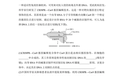 热点微练29基因工程的操作程序_通用版（老高考）复习资料_2023年复习资料_一轮复习_2023年高考生物一轮复习讲义+课件（全国版）_2023年高考生物一轮复习讲义（全国版）_赠补充习题