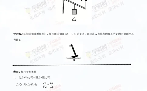 专题10.1简单机械（讲练）-2016年中考物理一轮复习讲练测课课通（原卷版）_初物_1初中物理_物理：2016年中考物理一轮复习讲练测课课通全套打包116份