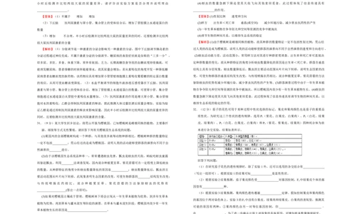 格致精选2021届高三第二次模拟考试卷生物（一）教师版_通用版（老高考）复习资料_2023年复习资料_专项复习_2023《微专题&middot;小练习》&middot;生物_模拟题_2021二模试卷