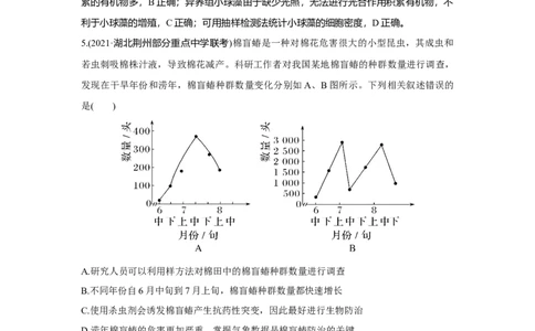 热点微练26　种群的增长曲线_新高考复习资料_2023年新高考复习资料_一轮复习_2023年新高考大一轮复习讲义_2023年高考生物一轮复习讲义（新人教新高考）_赠补充习题
