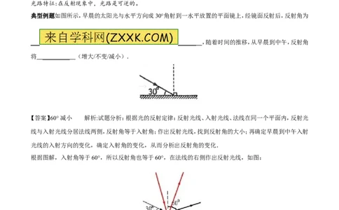 专题08光的反射（第01期）-2017年中考物理考点总动员系列（解析版）_初物_1初中物理_物理：2017年中考物理考点总动员系列（全套打包60份）