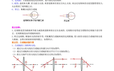 《透镜及其应用》全章复习与巩固（提高）知识讲解_初物_1初中物理_4初二物理人教版知识导学