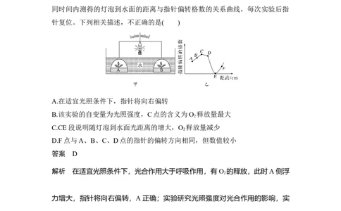 热点微练10影响光合作用的因素_通用版（老高考）复习资料_2023年复习资料_一轮复习_2023年高考生物一轮复习讲义+课件（全国版）_2023年高考生物一轮复习讲义（全国版）_赠补充习题