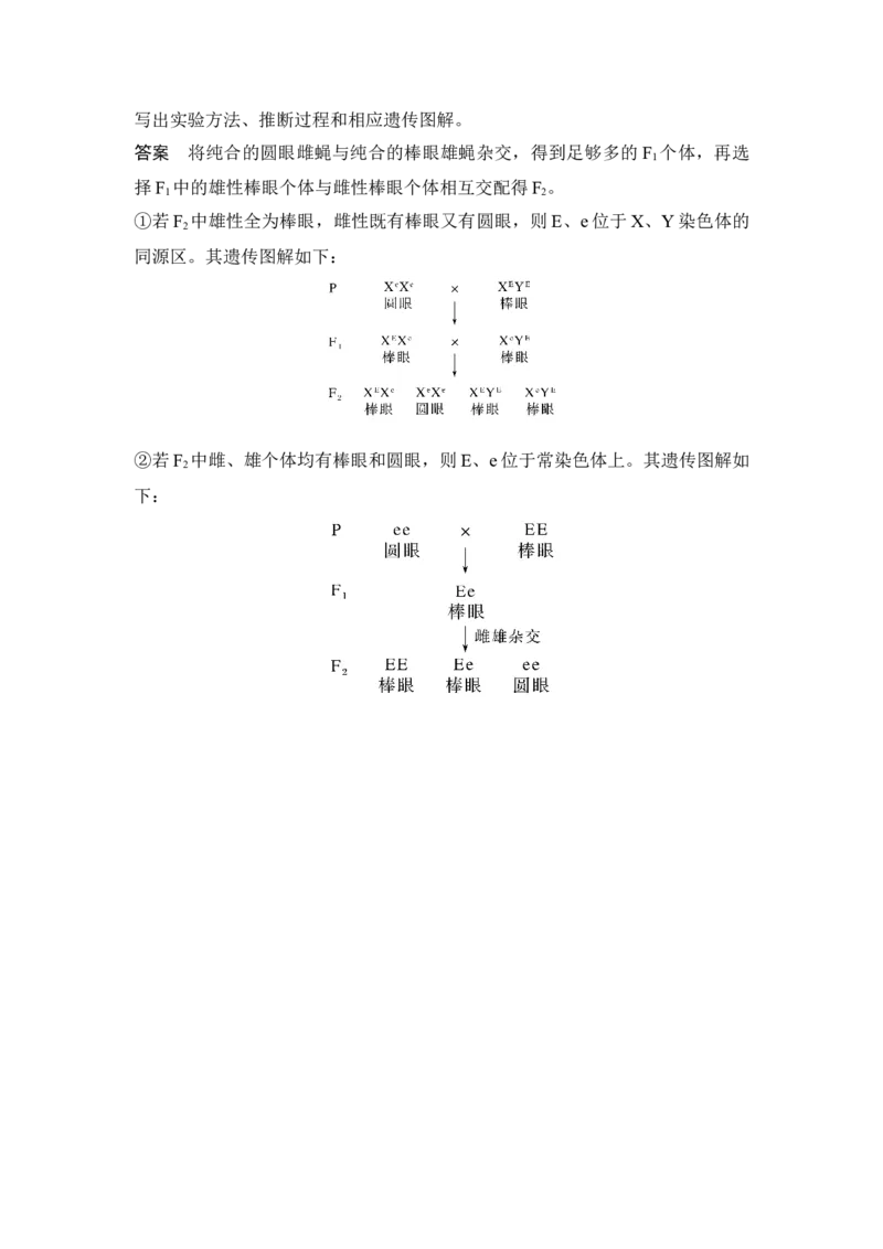 热点微练18基因位置的判断_通用版（老高考）复习资料_2023年复习资料_一轮复习_2023年高考生物一轮复习讲义+课件（全国版）_2023年高考生物一轮复习讲义（全国版）_赠补充习题