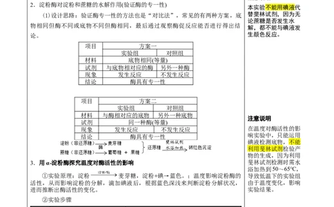 知识清单05+酶和ATP（4大考点+6个易错点）-上好课2025年高考生物一轮复习知识清单_新高考复习资料_2025年新高考资料_2025年高考生物一轮复习知识清单