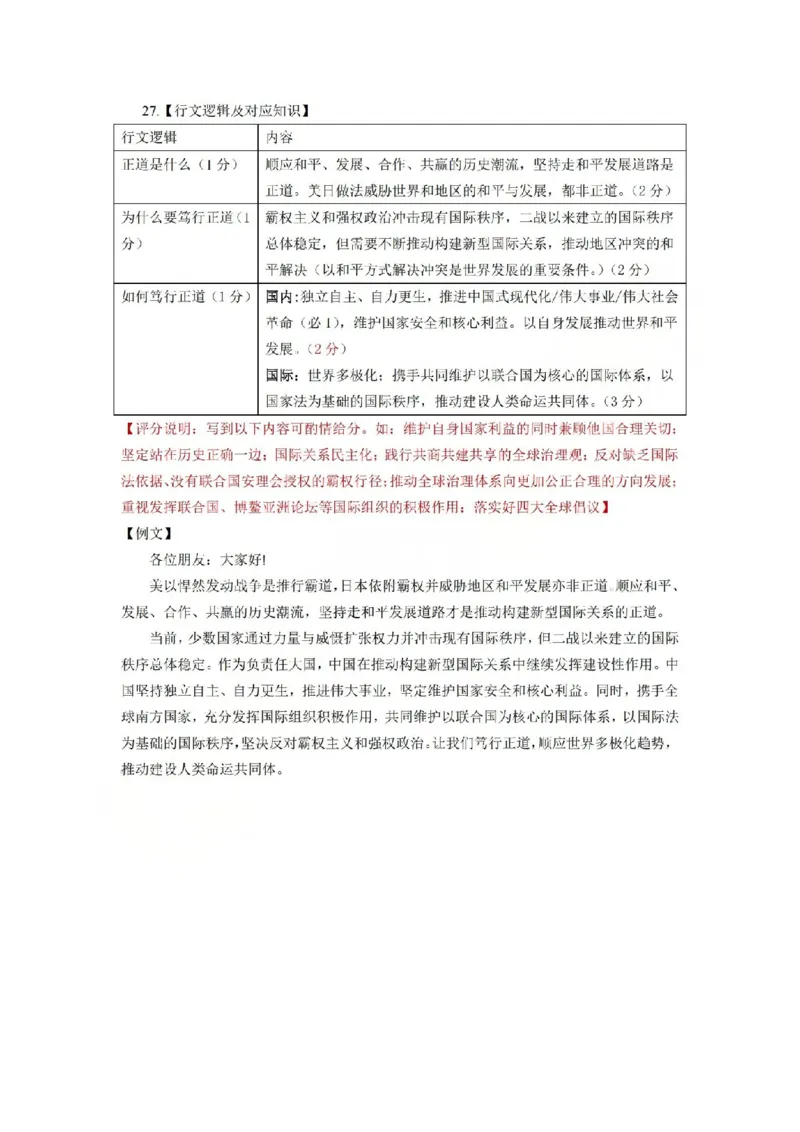 金华十校2026年4月高三模拟考试政治答案_2024-2026高三（6-6月题库）_2026年04月高三试卷_260412浙江省金华十校2026年4月高三模拟考试（全科）