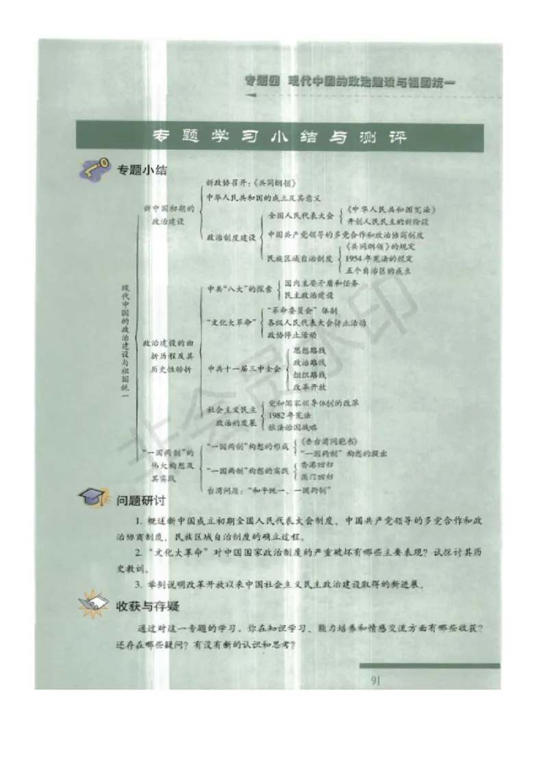 人民版高中历史必修一_高中电子课本_8.高中历史课本_人民版高中历史