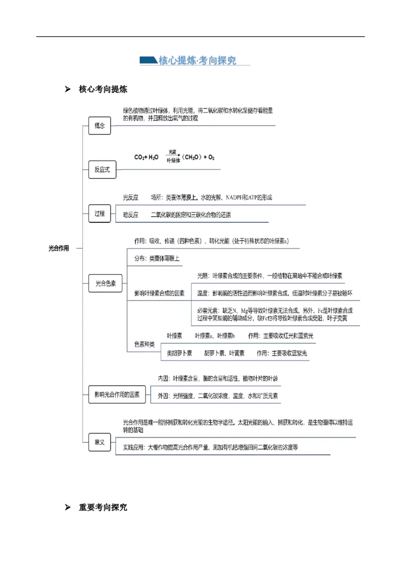 第04讲细胞呼吸和光合作用（讲义）原卷版_新高考复习资料_2024年新高考复习资料_二轮复习资料_2024年高考生物二轮复习讲练测（新教材新高考）_配套讲义