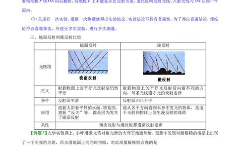 专题4.2光的反射-初中物理同步讲义_初物_人教版初中物理初二三同步讲义习题练习八九年级电子资料word素材_20250116_181533_最新人教版初中物理初二上册