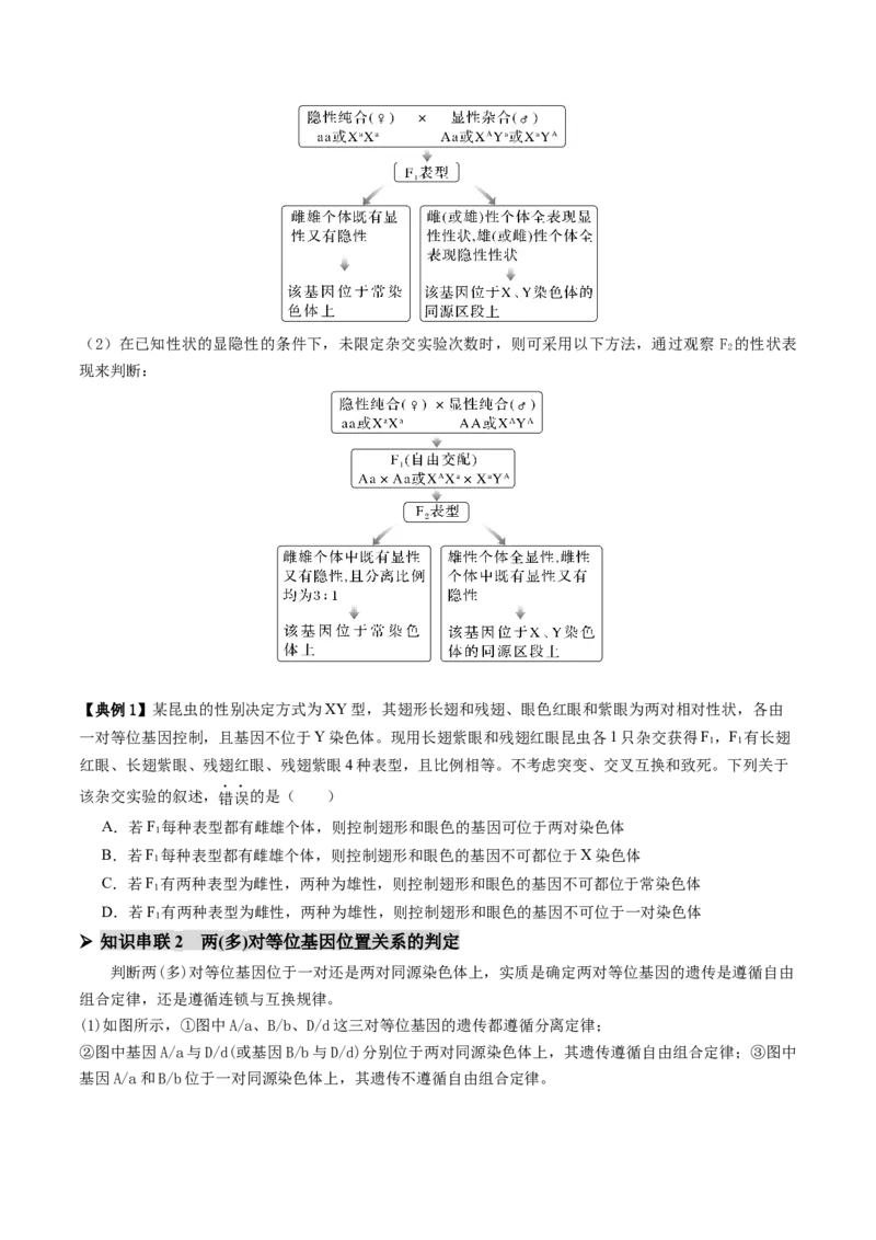 第07讲基因的分离定律和自由组合定律（讲义）（原卷版）_2025年新高考资料_二轮复习_01高考语文等多个文件_上好课2025年高考生物二轮复习讲练测（新高考通用）