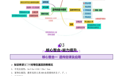 第07讲基因的分离定律和自由组合定律（讲义）（解析版）_2025年新高考资料_二轮复习_01高考语文等多个文件_上好课2025年高考生物二轮复习讲练测（新高考通用）