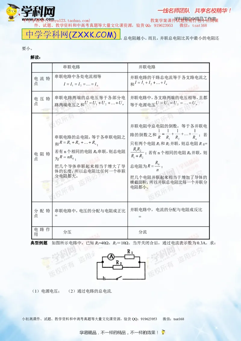 专题13.2欧姆定律（讲练）-2016年中考物理一轮复习讲练测课课通（解析版）_初物_1初中物理_物理：2016年中考物理一轮复习讲练测课课通全套打包116份