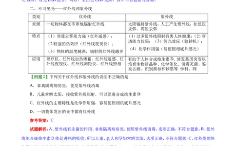专题4.5光的色散-初中物理同步讲义_初物_人教版初中物理初二三同步讲义习题练习八九年级电子资料word素材_20250116_181533_最新人教版初中物理初二上册