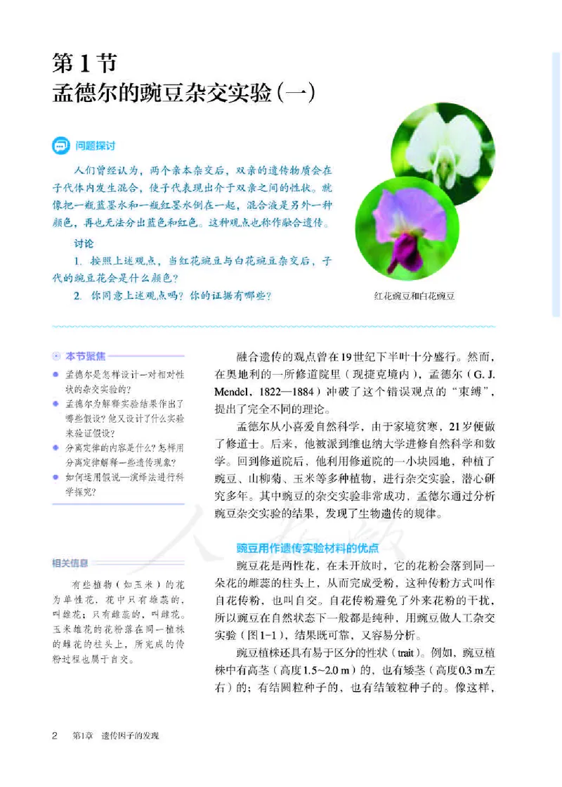 人教版生物必修2_高中电子课本_最新版高中全科高清电子课本_6高中生物课本_2019新人教版