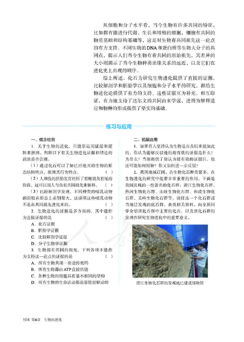 人教版生物必修2_高中电子课本_最新版高中全科高清电子课本_6高中生物课本_2019新人教版