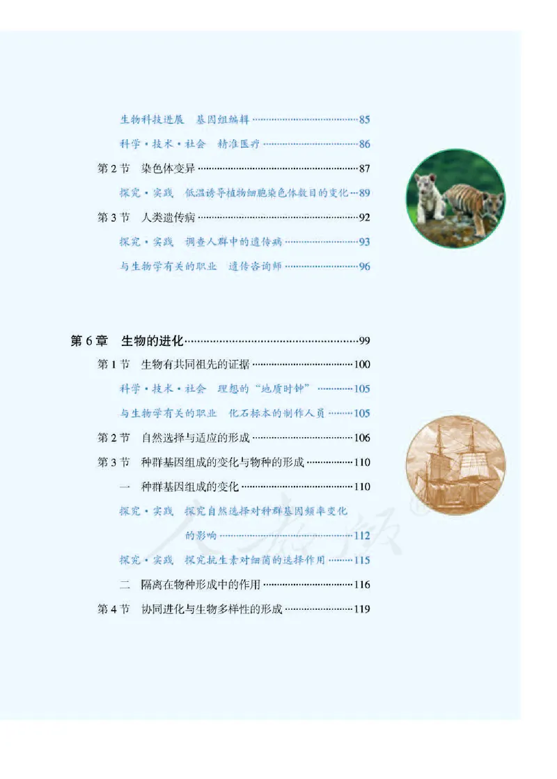 人教版生物必修2_高中电子课本_最新版高中全科高清电子课本_6高中生物课本_2019新人教版
