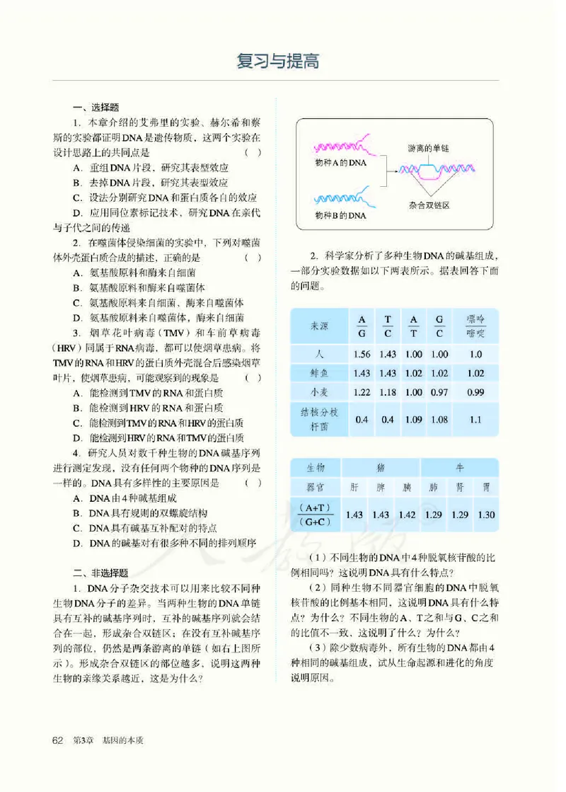 人教版生物必修2_高中电子课本_最新版高中全科高清电子课本_6高中生物课本_2019新人教版