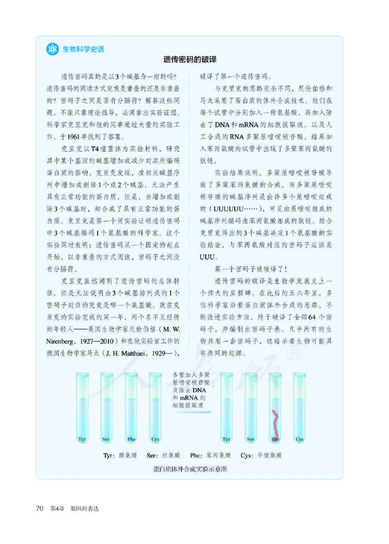 人教版生物必修2_高中电子课本_最新版高中全科高清电子课本_6高中生物课本_2019新人教版