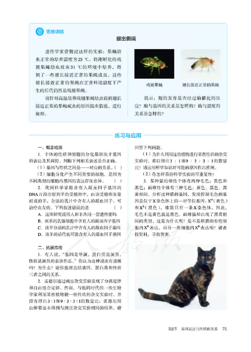 人教版生物必修2_高中电子课本_最新版高中全科高清电子课本_6高中生物课本_2019新人教版
