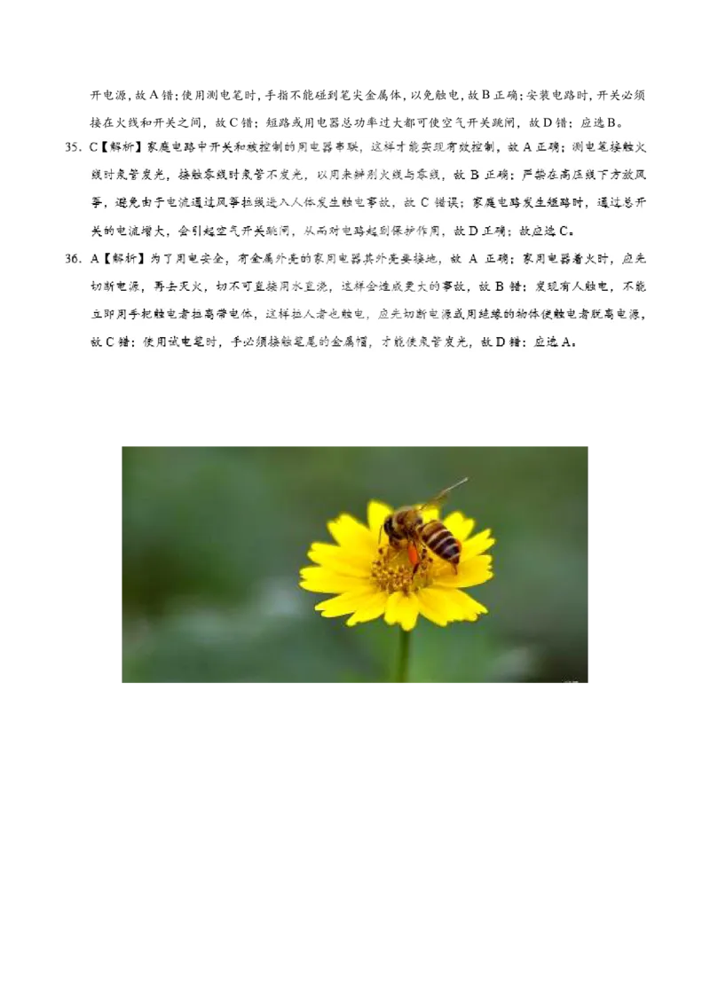 专题19.3安全用电-初中物理同步讲义_初物_人教版初中物理初二三同步讲义习题练习八九年级电子资料word素材_20250116_181533_最新人教版初中物理初三全册_03人教版初中物理同步讲义9全册